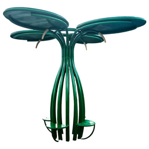 Panneau photovoltaïque bifacial Solar Tree 156,75 mm x 156,75 mm en silicium monocristallin pour installation artistique écologique Park Plaza - Product Image 1