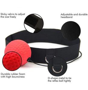 Équipement d'entraînement de balle réflexe 25g-85g, bande de tête de balle de <span class=keywords><strong>boxe</strong></span> en caoutchouc, balle de vitesse - Product Image 4