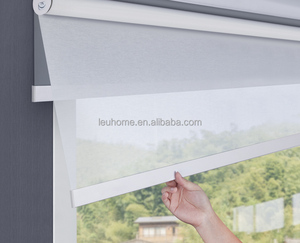 ZSTARR, persianas enrollables dobles inalámbricas personalizadas, estilos de ventana modernos/rústicos/franceses, características opacas impermeables, uso doméstico al aire libre - Product Image 3