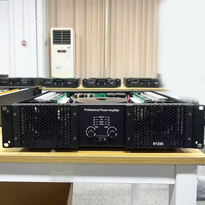 Amplificador de Potencia de Clase H 2U de Grado Comercial, 2*1200W, Alta Fidelidad, para Proyectos de Sonido en Escenarios Fijos y KTV - Product Image 1