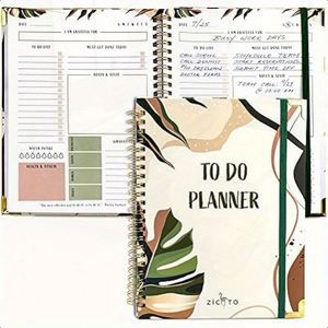 Custom Stylish Classic Do List Planner Spiral Binding Elastic Closure Hardcover Elegant Designable Inner Pages <b>Gift</b> 100 Sheets - Product Image 1