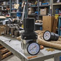 STNC Ventes Flash : Régulateur d'air équivalent AR 0-10 bars avec fonction anti-retour pour système pneumatique d'automatisation