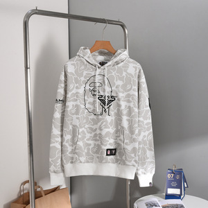Sudadera con Capucha XL X <span class=keywords><strong>Inter</strong></span> Miami Ape Head, Estilo Urbano, Camuflaje, Algodón, Otoño, Hip-Hop, Unisex, Holgada - Product Image 3