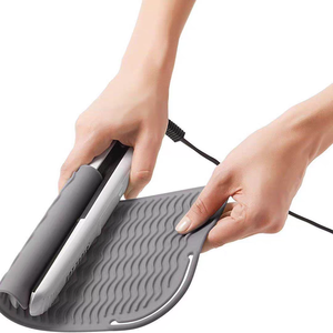 Tool Organizer Compact Silico <b>Gel</b> Anti-scald Silicone Heat-Resistant Mat Storage Rack for <b>Hair</b> <b>Curler</b> & Straightener - Product Image 3
