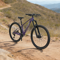 Vélo de montagne tout carbone avec frein à disque à huile, guidon entièrement dissimulé en carbone, vélo de montagne 29 pouces, cadre tout carbone, hardtail