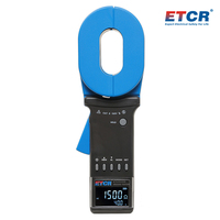 Testeur numérique de résistance de terre et de fuite de courant ETCR2200, 1500Ω, 40A, résolution 0,001mA, pince multifonctionnelle pour terre