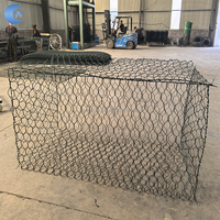 Panier gabion en treillis métallique hexagonal galvanisé à prix compétitif pour murs de soutènement, boîte gabion tissée