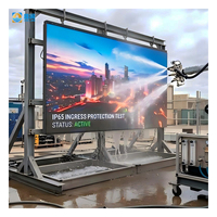 Écran LED extérieur 3D de haute qualité à maintenance frontale SMD P3 P4 P5, panneau d'affichage vidéo publicitaire étanche à refroidissement rapide