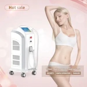 2023 Sincoheren 3 wavelength 755 808 1064nm diode laser laser hair removal patented cooling system CE approval