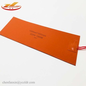 แผ่นความร้อนยางซิลิโคนอุตสาหกรรม220V 24V พร้อมเทอร์โมสตัท - Product Image 2