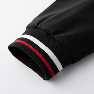 جاكيت رجالي عصري تصميم أوروبي <span class=keywords><strong>2025</strong></span>، سترة بيسبول فاخرة مطرزة بقصة ضيقة ومبطنة بالصوف - Product Image 4