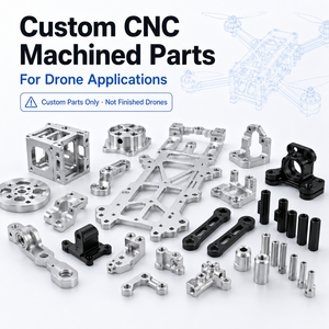 Rapid Aluminum CNC Machining Services Custom CNC Machining Parts Services <b>Drone</b> Parts <b>Drone</b> Spare Parts - Product Image 2