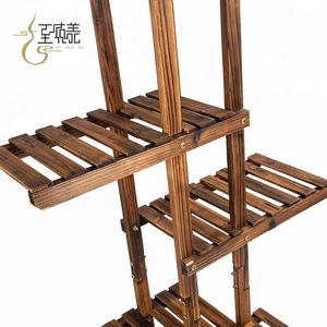 Étagère à fleurs en bois de qualité supérieure à 5 niveaux - Product Image 4