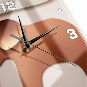 Hiện Đại Và Đơn Giản Voi Góc Đồng Hồ Treo Tường Kim Hiển Thị Thiết Kế Cơ Khí Cho Phòng Khách Treo Không Có Đấm Cần Thiết - Product Image 4