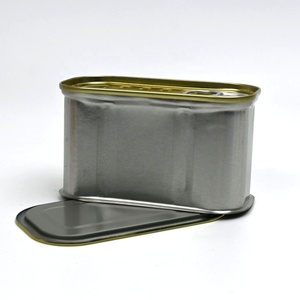 Lata Rectangular Vacía de Hojalata con Tapa de Fácil Apertura para Envasar Carne de Fieltro, Sardinas y Atún - Product Image 2