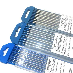 China manufacturer blue tip welding wolfram wl20 3.2*175 tungsten electrode for tig