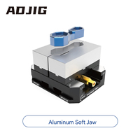 ZPP Quick Change Zero Point Manual Vise CV155125 Jaw yang Dapat Ditukar, Perlengkapan Penahan Kerja untuk Pemesinan CNC Presisi