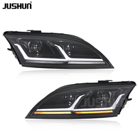 Feux avant LED modifiés JUSHUN pour Audi TT, phare de voiture, feux de jour LED, phare 2008-2014