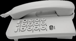 Chine Téléphone filaire bon marché Téléphone mural simple, fonctionnement sans batterie, lumière d'appel entrant - Product Image 2