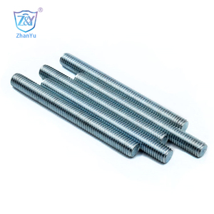 <span class=keywords><strong>Tige</strong></span> de filetage complet en acier au carbone A2-70 A4-70, acier inoxydable galvanisé, haute précision, DIN975 SS304 SS316 - Product Image 1