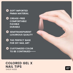 Nuevo Diseño de Cobertura Total, 10 Colores, <span class=keywords><strong>Uñas</strong></span> Artísticas DIY para Uso Doméstico, Material Acrílico Semitransparente, Fácil y Rápido de Usar, Pedidos Pequeños - Product Image 4