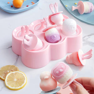 Molde de bandeja de helado de silicona para niños calientes, bandeja de hielo Mini, Bola de ventosa para el hogar, molde Diy, molde de Piruleta de cubo de hielo <span class=keywords><strong>casero</strong></span> - Product Image 1