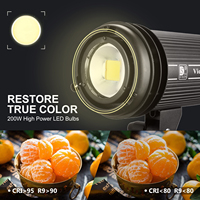 Set Lampu Fotografi 2 Lampu, Peralatan Studio Fotografi Rumah Lampu
