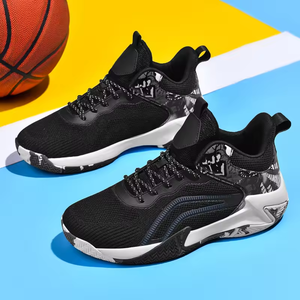 รองเท้าบาสเก็ตบอลพื้นยางแบบใหม่ คุณภาพสูง ไซส์ใหญ่ รองเท้ากีฬาผู้ชาย ระบายอากาศได้ดี รองเท้าฝึกซ้อมผู้ชาย - Product Image 4