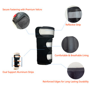 Soporte Ajustable y Transpirable <span class=keywords><strong>de</strong></span> Neopreno para <span class=keywords><strong>Rodilla</strong></span>/Codo <span class=keywords><strong>de</strong></span> Mascotas con Cierre <span class=keywords><strong>de</strong></span> Gancho y Bucle, Ligero, para Alivio del <span class=keywords><strong>Dolor</strong></span> Articular en Perros y Gatos, Bajo MOQ <span class=keywords><strong>de</strong></span> Fábrica - Product Image 4