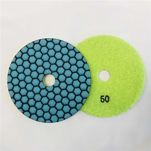 Tampons à main de polissage à sec diamant en nid d'abeille de 5 pouces, vente directe en usine - Product Image 5