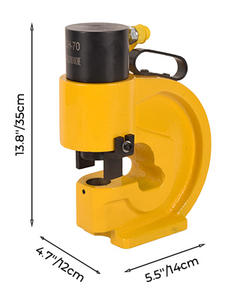Herramienta Perforadora de Metal Electrohidráulica CH-70, 35T, 220V, para Placas de Hierro, Acero Inoxidable, Cobre y Aluminio, Punzón de 10.5-20.5mm - Product Image 6