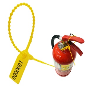 Sello de Seguridad Plástico Desechable para Extintores de Incendios, Etiqueta Numerada Anti-Manipulación para Contenedores de Camiones, Tira de Sellado Especial - Product Image 2