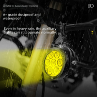 Phare de moto LED Polestarlight Bursty Diffused à 7 perles, 120W, 14400LM, résistant à la poussière et à l'eau, pour une visibilité supérieure