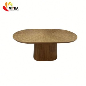 Tables à manger en bois multifonctionnelles modernes, <span class=keywords><strong>table</strong></span> à manger ovale extensible en MDF, <span class=keywords><strong>table</strong></span> à manger extensible pour la maison, l'hôtel, le restaurant - Product Image 5
