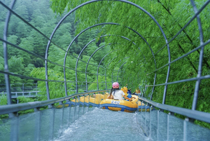 Tùy chỉnh ngoài trời kim loại thép trượt nước núi roller coaster để bán - Product Image 4