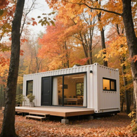 Maison mobile modulaire préfabriquée en acier CE sur mesure, 2 à 4 chambres, 2 étages, maison-conteneur de 40 pieds, appartement, villa capsule pliable