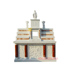 Mesa de <span class=keywords><strong>altar</strong></span> de mármol personalizada de lujo y escultura cruzada diseños de <span class=keywords><strong>iglesia</strong></span> <span class=keywords><strong>cristiana</strong></span> estatuas personalizadas - Product Image 2