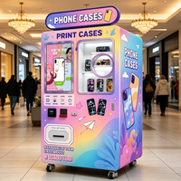 Máquina Expendedora de Fundas para Teléfonos Móviles con Pantalla Táctil, Máquina Expendedora de Fundas Personalizadas con Imagen para Lavanderías y Centros de Baño