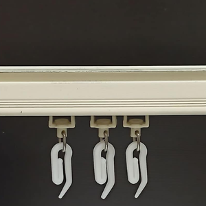 Nhà máy trực tiếp Trắng nhựa rèm móc cho rèm cửa sổ, cửa và vòi hoa sen - Product Image 6