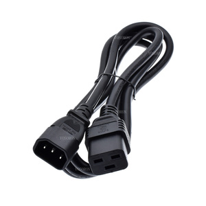 Câble d'alimentation AC VOSORON IEC320 <span class=keywords><strong>C14</strong></span> vers C19, C19 16A vers <span class=keywords><strong>C14</strong></span> <span class=keywords><strong>10A</strong></span>, 1,8 m/5,9 pi, usage industriel - Product Image 3