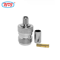 Connecteur coaxial RF de type N mâle et femelle en laiton pour câbles RG58, LMR195, RG223, LMR240, H-155, RG8X, RG59, LMR300, 5D-FB, LMR400