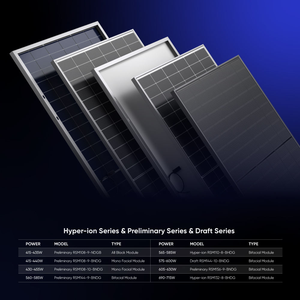 Risen 585W Mono PERC Panel solar Módulo fotovoltaico industrial comercial con <span class=keywords><strong>cubierta</strong></span> frontal de silicio monocristalino y vidrio - Product Image 3