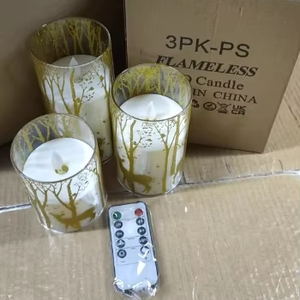 Wholesale <b>Lights</b> Electronic Candles LED Candle Decorationscandles Complete Set of Remote Control <b>Timers</b> Christmas and Wedding - Product Image 5