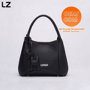 Borsa a Tracolla Mini in Vera Pelle LZ, Borsetta con Manico Superiore e Tracolla Regolabile, Sac à Main - Product Image 5