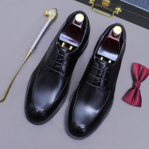 Zapatos Derby de Hombre 2026, Estilo Británico Casual, Punta Redonda, Formales de Negocios, con Cordones, Transpirables y de Tacón Alto - Product Image 1