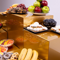 Présentoir à 8 gâteaux en acrylique pour mariage, présentateur de bonbons, anniversaire unique, lucite, pour gâteaux