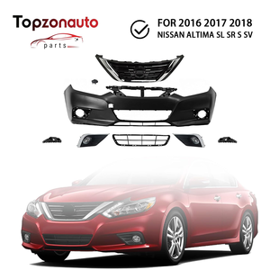 Topzonauto 620229HS0H 622549HS1A Kit Griglia Paraurti Anteriore in Plastica con Fissaggio a Bullone per Altima SL <span class=keywords><strong>SR</strong></span> <span class=keywords><strong>S</strong></span> SV 2016 2017 2018 - Product Image 1