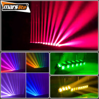 Projecteur à tête mobile DMX512 12*60W Swing Beam RGBW 4-en-1 pour DJ, discothèque, scène, lumière LED 12*60W à faisceau mobile pour bar