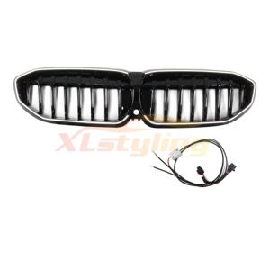 Xlstyling ตะแกรงไฟ LED สีดำมันวาวสำหรับ <span class=keywords><strong>BMW</strong></span> F10 F30 G30 G38 G32 G20 G28 G11 U11 F49 G01 G08 G06 G07 I3 <span class=keywords><strong>IX3</strong></span> G70 G60 - Product Image 2