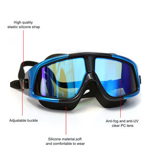 <span class=keywords><strong>Lunettes</strong></span> de <span class=keywords><strong>natation</strong></span> pour hommes et femmes, grand cadre, myopie, imperméables et antibuée, confortables, vente en gros - Product Image 3